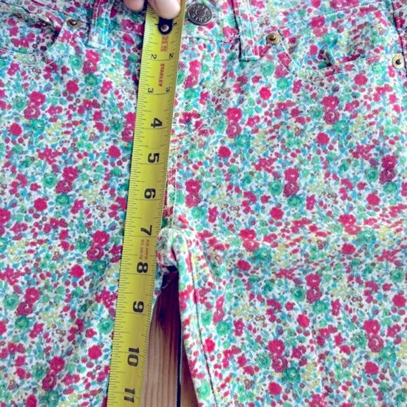 J. Crew Liberty Jeans Womens Size 24 Ankle Floral Toothpick in Emma & Georgina - Picture 5 of 12